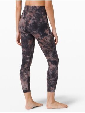 Lululemon Women's Unlimit High Rise Tight Tie-Dye Leggings 25”